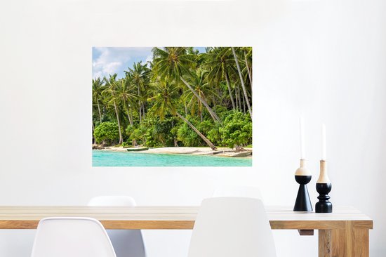 Poster Palmier - Mer - Tropical - 80x60 cm