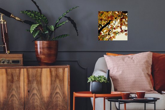 Poster Arbres - Feuilles d'Automne - Nature - 30x30 cm