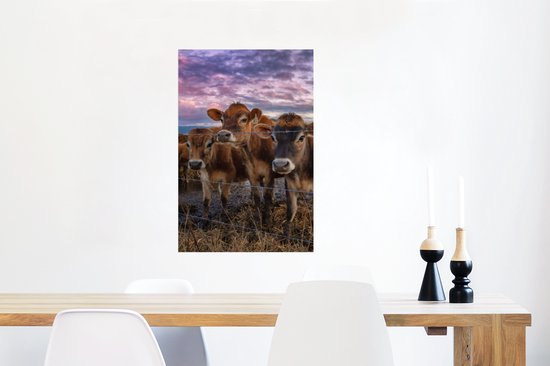 Poster Vache - Animaux - Vaches - 40x60 cm