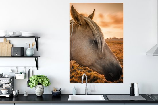 Affiche Cheval - Animaux - Portrait - 80x120 cm