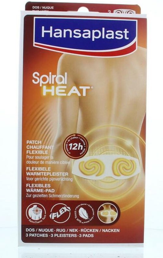 Landelijk toelage gemakkelijk Hansaplast Spiral Heat - Nek / Rug Multipack - 3 stuks | bol.com