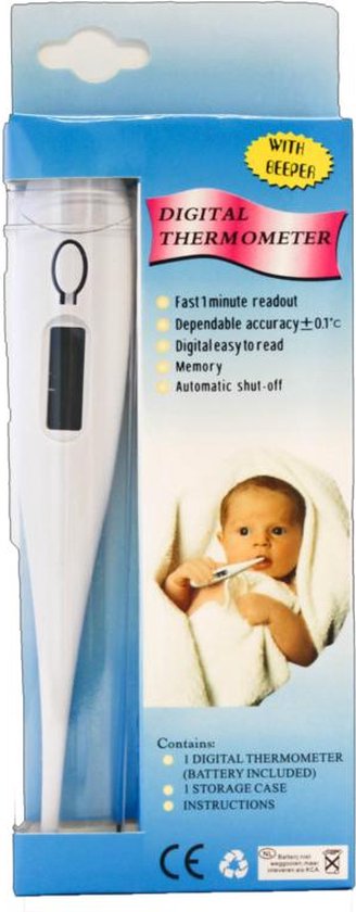 Thermometer Digitaal | Koortsmeter | Temperatuurmeter | Lichaam | Baby - Medima Pharma
