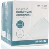 Klinion non-woven kompres, 10 x 10 cm, 100 stuks