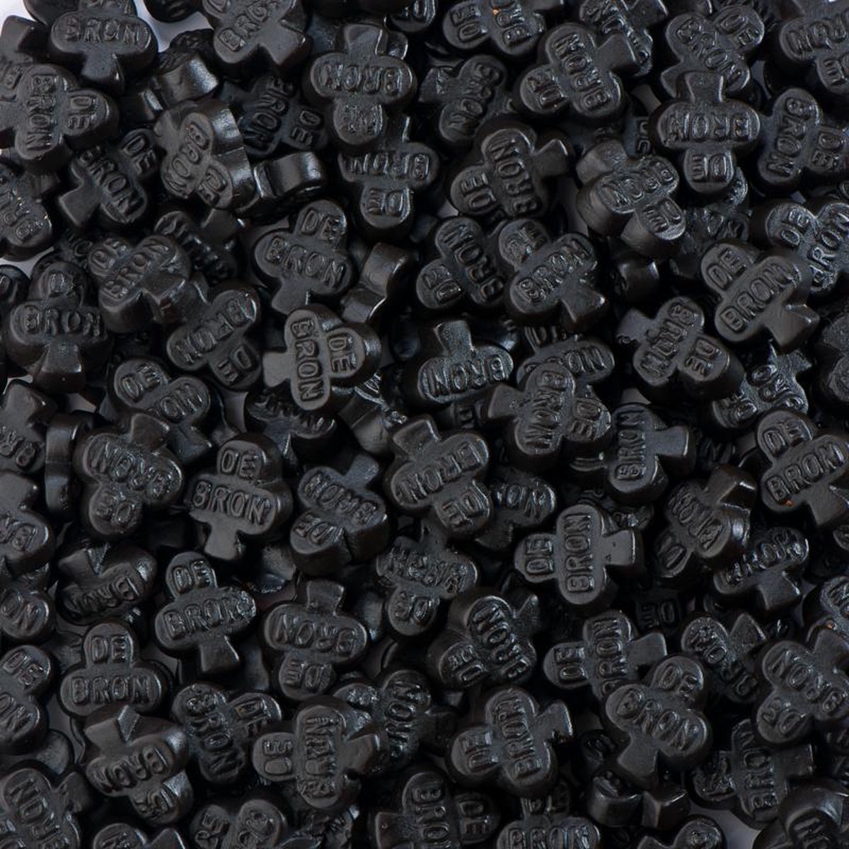 De Bron suikervrije Zoute Drop Klavertjes - 5 x 1 kilo