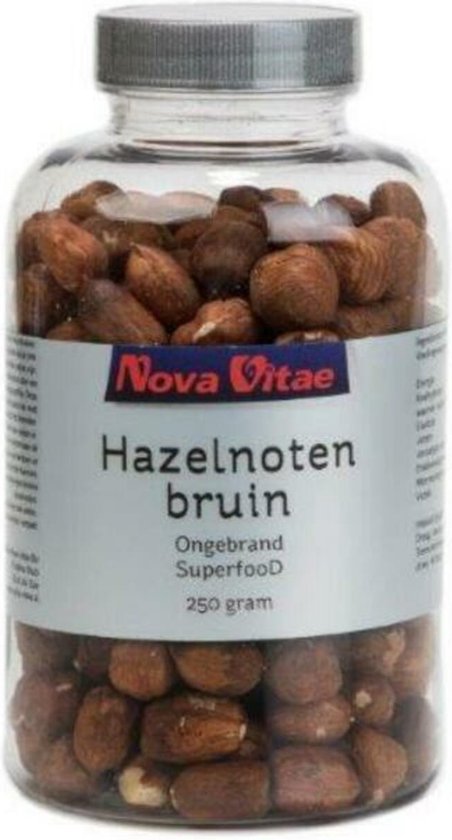 Nova Vitae - Hazelnoten bruin ongebrand - 250 gram