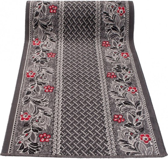 Tapiso Dream Carpet Runner Grijs Couloir Salon Taille - 80x1400