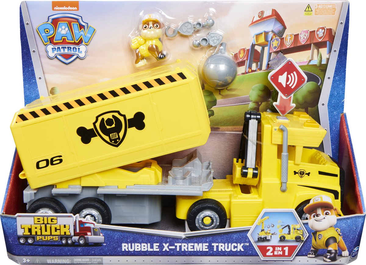 Big Truck Pups camion Ruben, 1 unité – Pat' Patrouille : Cadeaux pour tout  petits