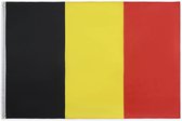 Drapeau belge - 90 x 150 cm - Drapeaux - België - Drapeau flamand - Polyester - noir - jaune - rouge