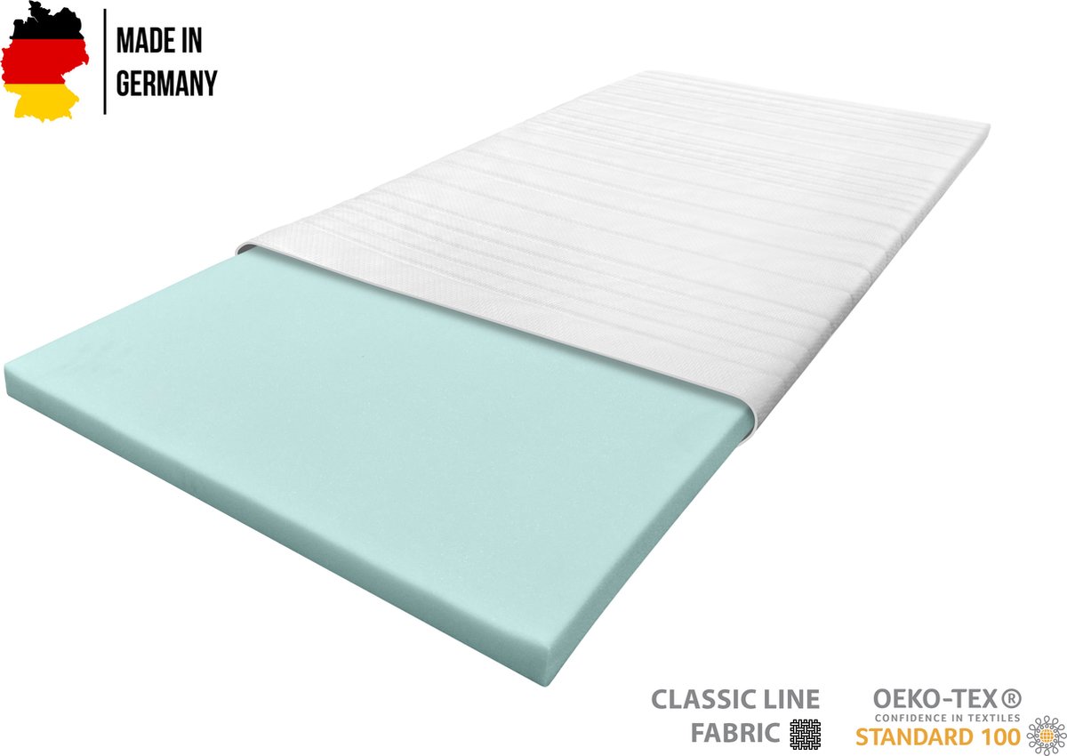 Boxspring Xpert Topper - Classic Topdekmatras - Koudschuim Topper - 120x200 - 6 cm dik