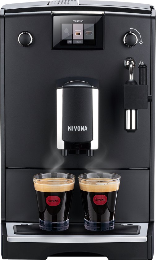 Nivona Café Romatica 550 matzwart volautomatische koffiemachine met Koepoort Koffie koffiebonen