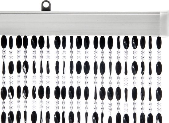 IVOL Vliegengordijn Charlotte - 100 x 240 cm - Zwart - Deurgordijn