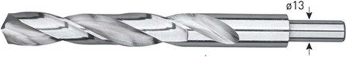 Ivana HSS Spiraalboor Met Schacht 13mm Geslepen 16.0mm
