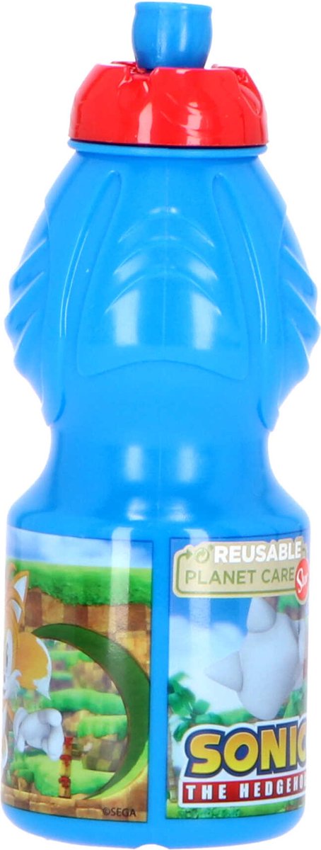 Sonic the Hedgehog drinkfles - drinkbeker - 400 ml van Sonic — afbeelding 4