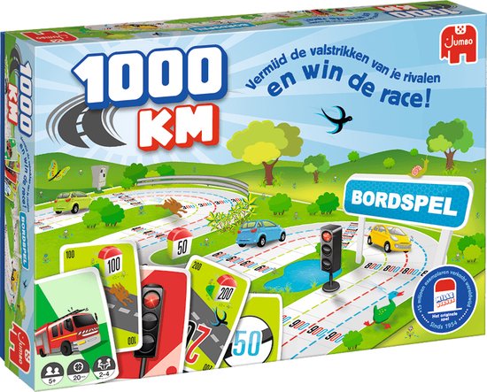 Afbeelding van het spel Jumbo 1000KM Bordspel - Gezelschapsspel voor kinderen