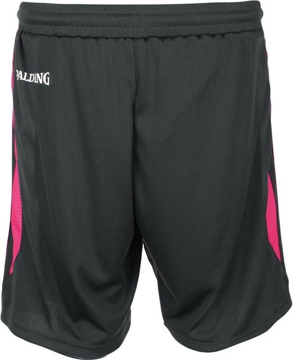 Spalding 4Her III Basketbalshort Dames - Antraciet / Roze | Maat: XL
