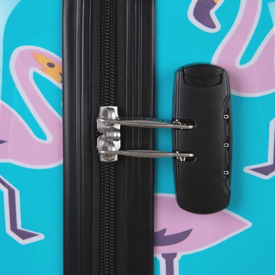 BHPPY Reiskoffer groot 76x49x29cm - Lichtgewicht koffer met 95L inhoud - Reiskoffer met 4 wielen - Veilig cijferslot - Flamengogo