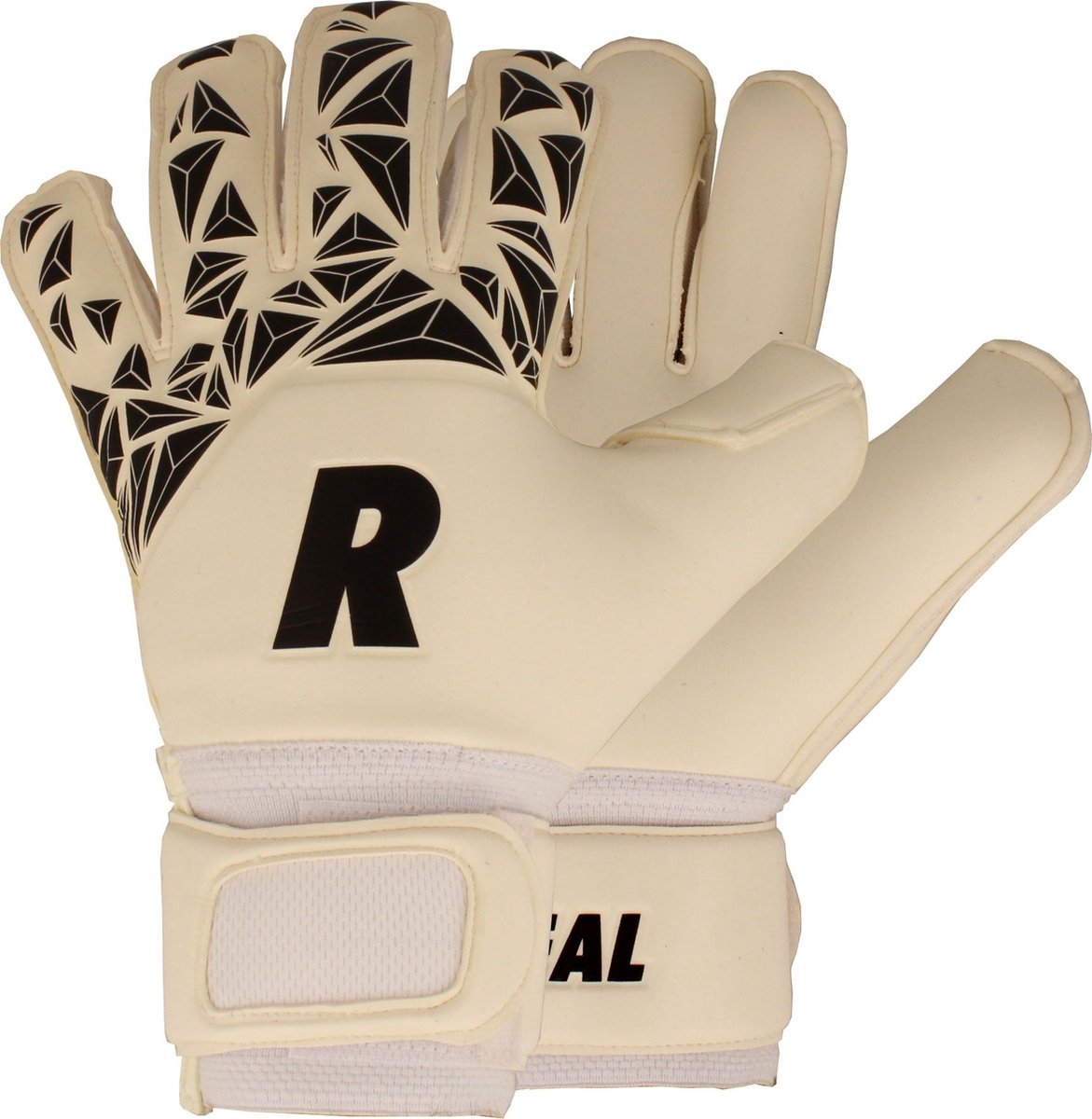 Real Classico Pro Keepershandschoenen Kinderen - Wit / Zwart | Maat: 4