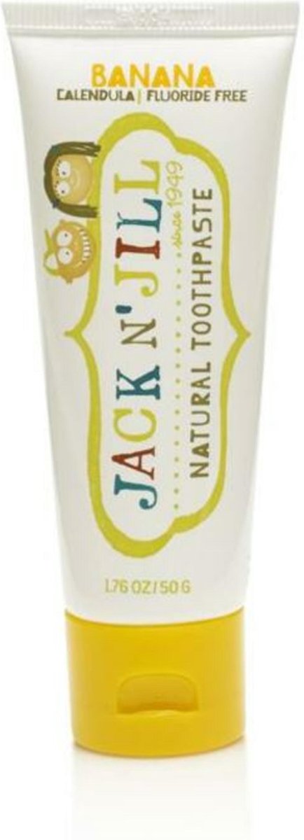 Jack N' Jill - Kinder tandpasta zonder fluoride - Banaan - 50ml