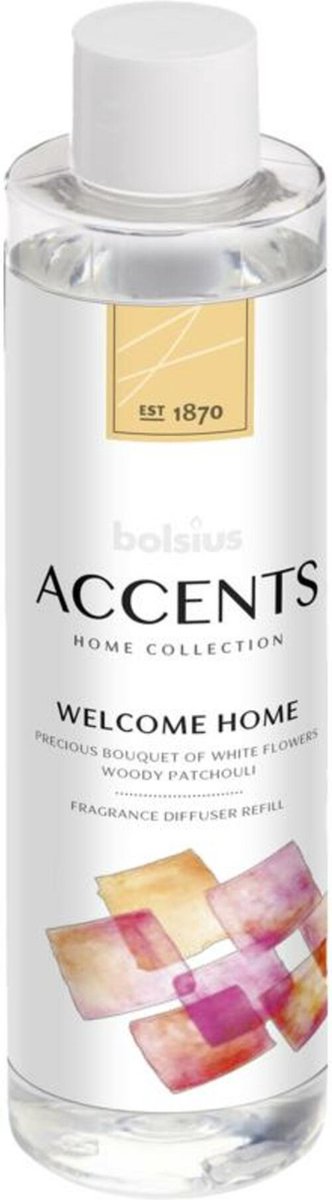 Bolsius Navulling - voor geurstokjes - Accents - Welcome Home - 200 ml |  bol.com