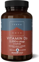 Terranova Vitamine D3 50 mcg complex 100 capsules
