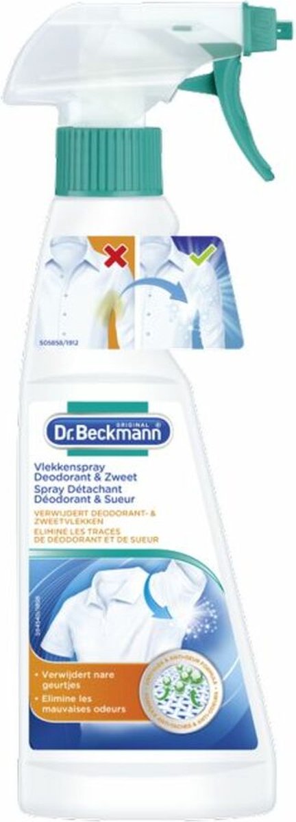 Goedkoopste Dr. Beckmann Vlekkenspray Deo en Zweet 250 ml