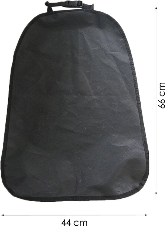 Förch Stoelbeschermer kunstleer zwart met airbag goedkeuring werkplaatsbeschermer stoelbekleding