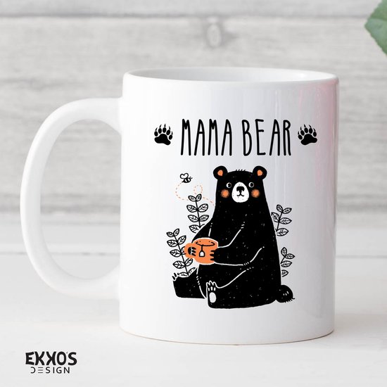 Mug Maman Bear - Cadeau fête des mères - Fête des mères - Cadeau Saint Valentin - Cadeau pour femme - Mugs et tasses - Cadeau pour maman - Cadeau Maman - Saint Valentin - Verres à thé - Tasse à café