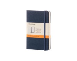 Moleskine Classic Notitieboek - Pocket - Hardcover - Gelinieerd - Saffier Blauw