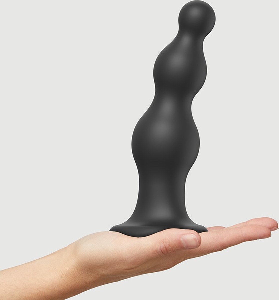 Goedkoopste Strap-On-Me - Dildo Plug Beads - Zwart - Maat 2XL