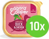 Edgard & Cooper Puppy Duck & Chicken 150 gram - 10 kuipjes