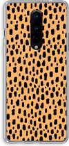 Case Company® - Hoesje geschikt voor OnePlus 8 hoesje - Panter - Soft Cover Telefoonhoesje - Bescherming aan alle Kanten en Schermrand