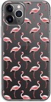 Case Company® - Hoesje geschikt voor iPhone 11 Pro hoesje - Flamingo - Soft Cover Telefoonhoesje - Bescherming aan alle Kanten en Schermrand