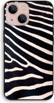Case Company® - Hoesje geschikt voor iPhone 13 mini hoesje - Zebra - Biologisch Afbreekbaar Telefoonhoesje - Bescherming alle Kanten en Schermrand