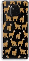 Case Company® - Hoesje geschikt voor Huawei Mate 20 Pro hoesje - Alpacas - Soft Cover Telefoonhoesje - Bescherming aan alle Kanten en Schermrand