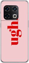 Case Company® - Hoesje geschikt voor OnePlus 10 Pro hoesje - Ugh - Soft Cover Telefoonhoesje - Bescherming aan alle Kanten en Schermrand