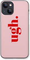 Case Company® - Hoesje geschikt voor iPhone 13 hoesje - Ugh - Soft Cover Telefoonhoesje - Bescherming aan alle Kanten en Schermrand