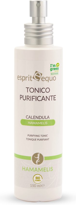 Esprit Equo Tonico purificante Calendula Hamemelis - Pure, zuiverende tonic voor o.a. een tere huid met Calendula en Hamameliswater. 150ml