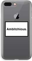 Case Company® - Hoesje geschikt voor iPhone 8 Plus hoesje - Ambitchious - Soft Cover Telefoonhoesje - Bescherming aan alle Kanten en Schermrand