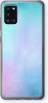 Hoesje geschikt voor Samsung Galaxy A31 hoesje - Mist pastel - Soft Cover Telefoonhoesje - Bescherming aan alle Kanten en Schermrand