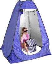 Tente à langer Springos Pop Up | Tente de douche | Y compris les lignes d'assemblage + chevilles | 190 x 120 cm | Bleu