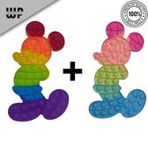 Wonderprice - Fidget Toys - Pop It - Mickey Mouse - 2 stuks - 30cm