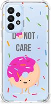 GSM Hoesje Geschikt voor Samsung Galaxy A23 Shockproof Case met transparante rand Donut