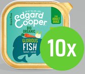 Edgard & Cooper Adult Bio Organic Fish 100 gram - 10 kuipjes NL-BIO-01