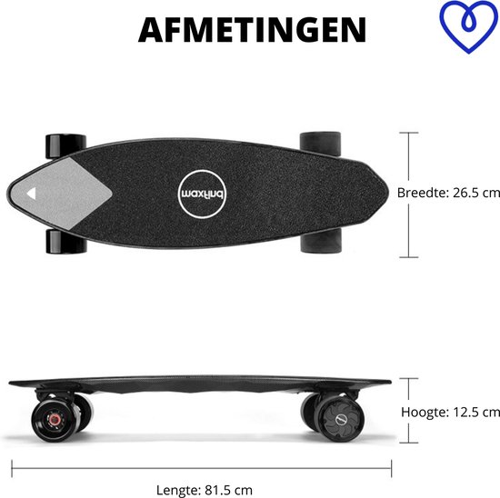 Magnificos luxe elektrische skateboard longboard electric skateboard 38km/h actieradius: 38km 1200W