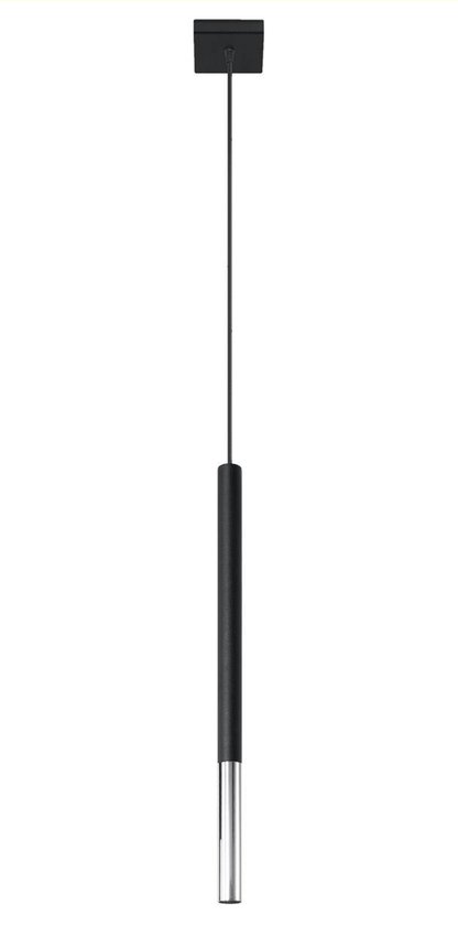 Suspension LED chrome noir MOZAICA - 1 x connexion G9