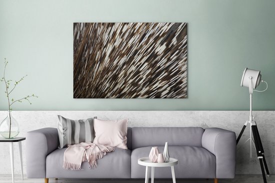 Tableau sur toile Épines en gros plan - 180x120 cm - Décoration murale XXL