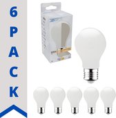 ProLong LED Lampen Melk E27 - Warm wit - A60 Peertje - 7W vervangt 60W - 6 lampen