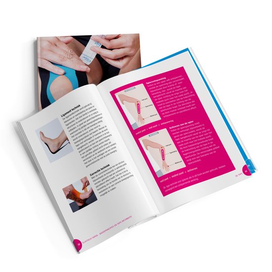 Kinesiotape boek "Zelf tapen. Zó doe je dat!" - Instructies voor meer dan 30 verschillende blessures