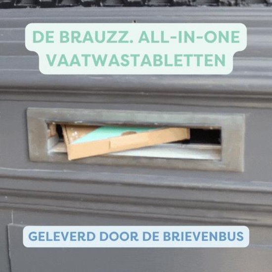 Brauzz Vaatwastabletten All In One (52 stuks) - Vaatwasreiniger - Vaatwastabletten met Glansspoelmiddel en Vaatwaszout