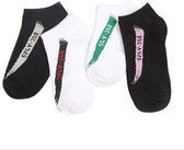 Enkelsokken - Sneaker Sokken - Zwart Wit - Zweet Absorberend - 4 paar - Maat 36/42 One Size - Unisex